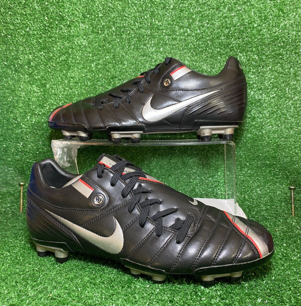 VNDS Nike Air Zoom Total 90 Shift Supremacy FG Black Leather VNDS Nike Air Zoom Total 90 Shift Supremacy FG Black Leather