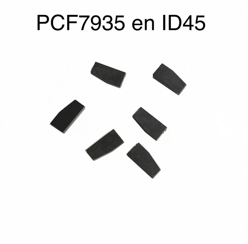 1 Transpondeur Vierge Id45 Pcf7935 Pcf7935as Peugeot 206 1998-2001