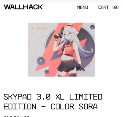 マウス・トラックボール SKYPAD 3.0 XL Limited Edition Color