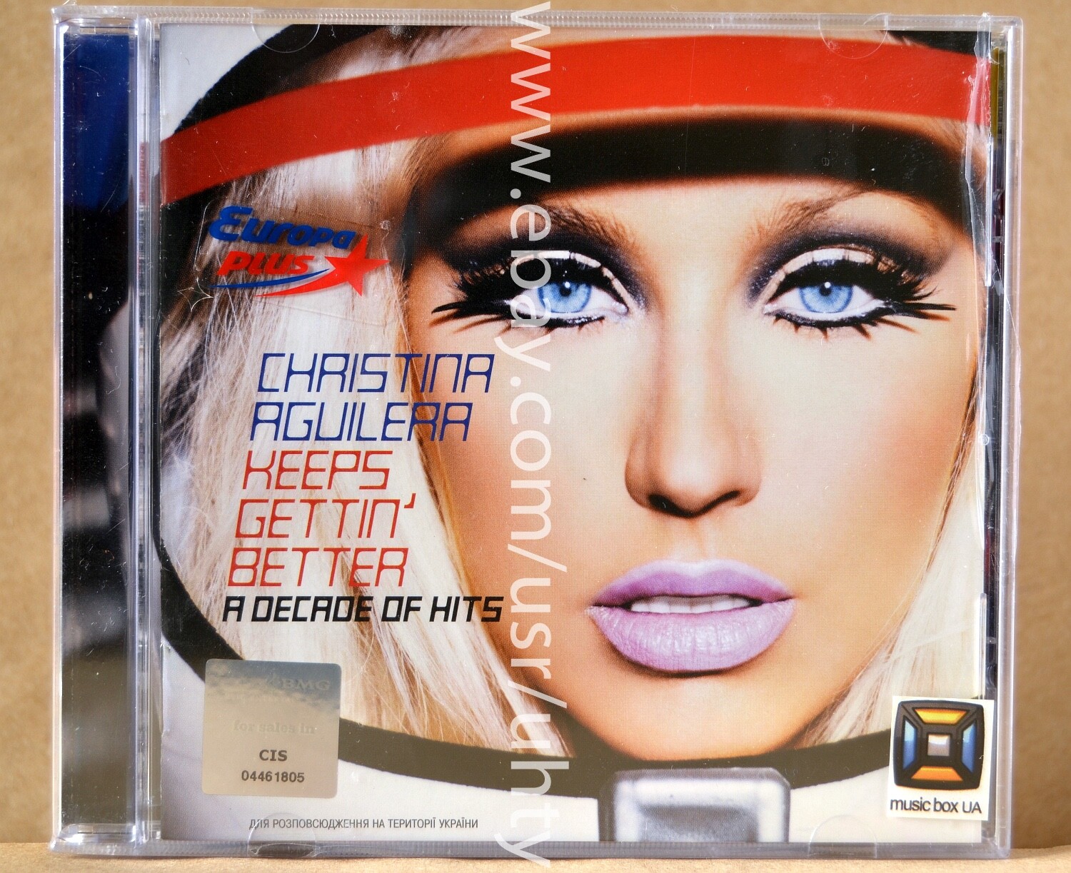 【未使用】　CHRISTINA AGUILERA CDセット CHRISTINA AGUILERA KEEPS GETTIN' BETTER DECADE OF HITS RARE