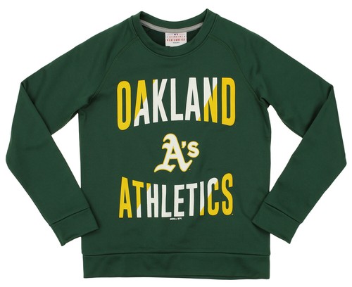 Флисовая толстовка Outerstuff MLB для юношей/детей Oakland Athletics Performance для мальчиков