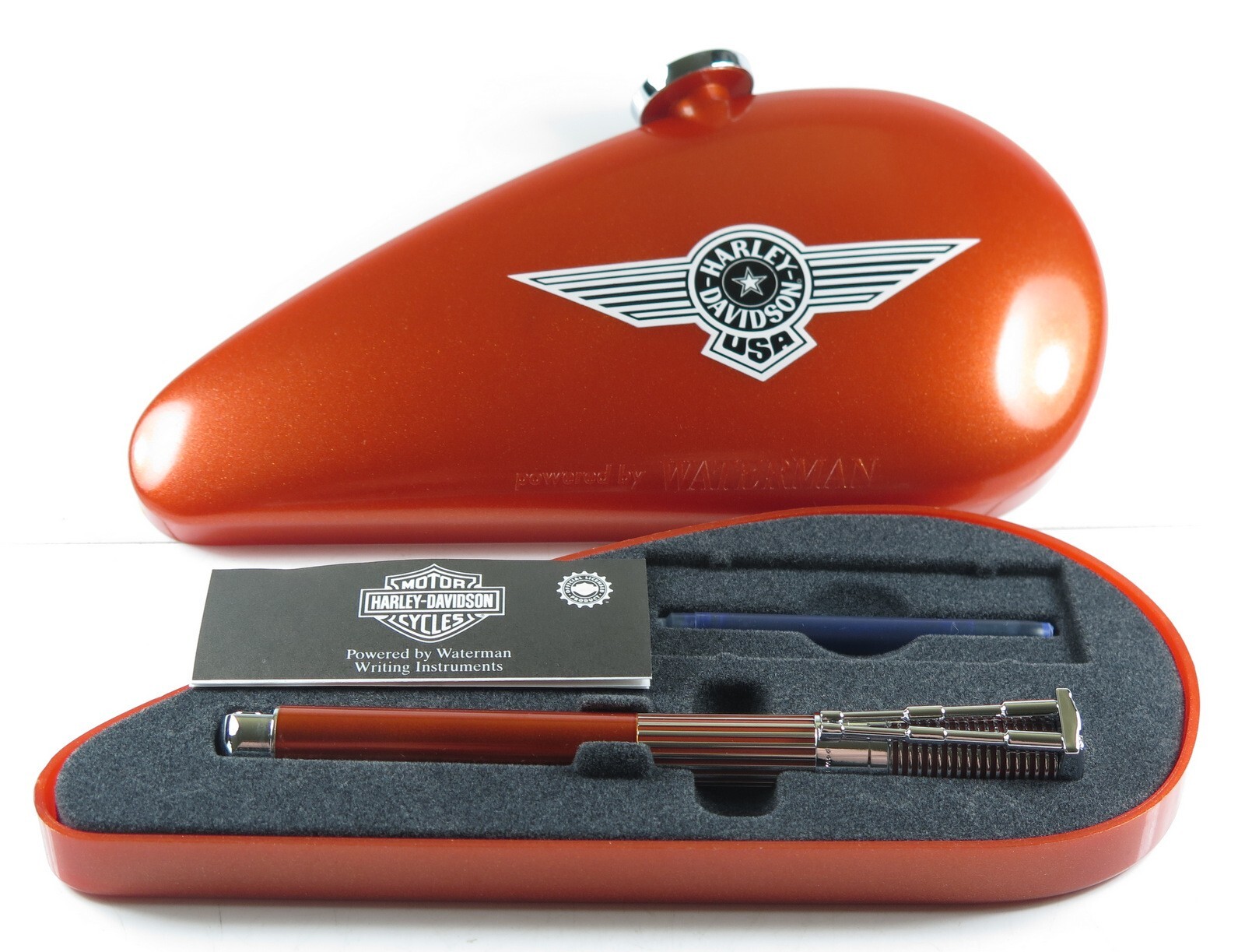 希少‼️WATERMAN HARLEY-DAVIDSON 万年筆・ボールペンセット 希少‼️WATERMAN HARLEY-DAVIDSON 万年筆・ボールペンセット
