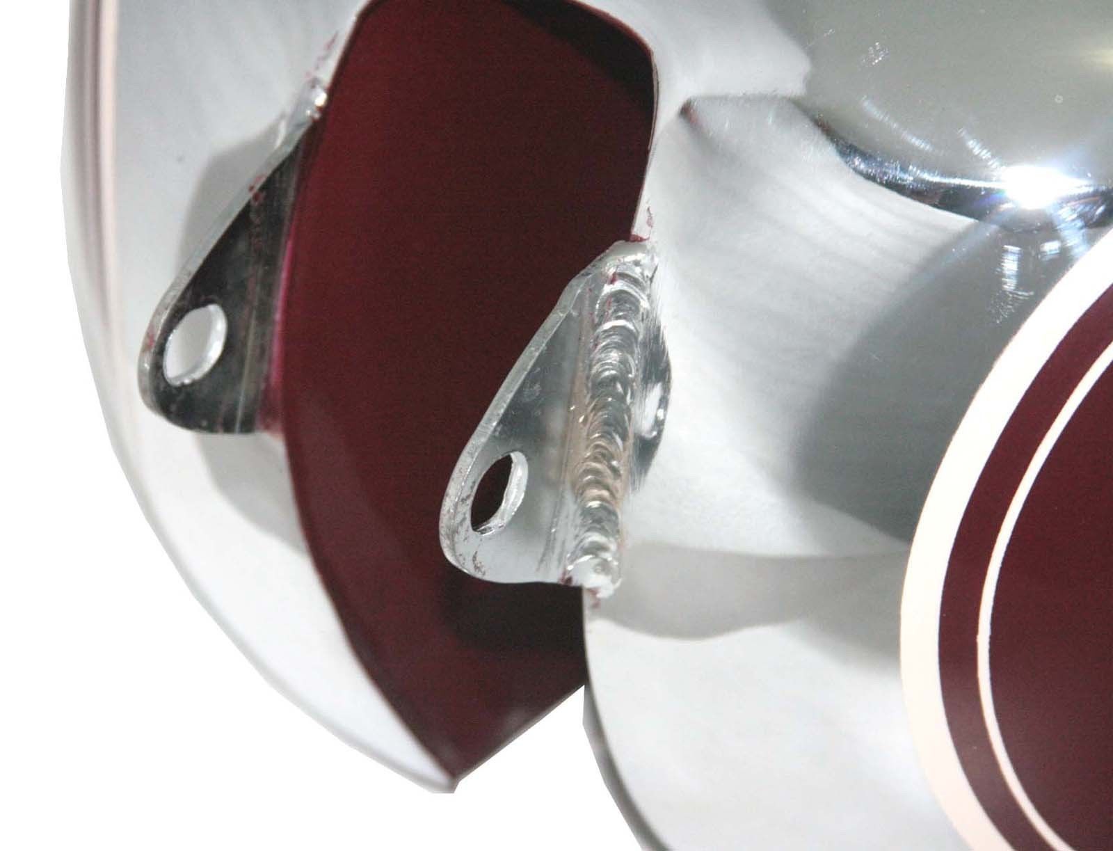 Fuel Petrol Tank Maroon & Chrome Star Twin Golden Flash BSA A7 Plunger 500 