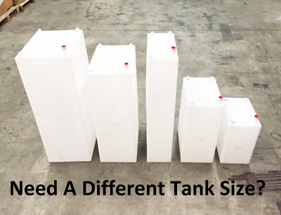 10 GALLON Fresh / Gray Water Tank Food Truck Trailer Concession RV FDA Approved