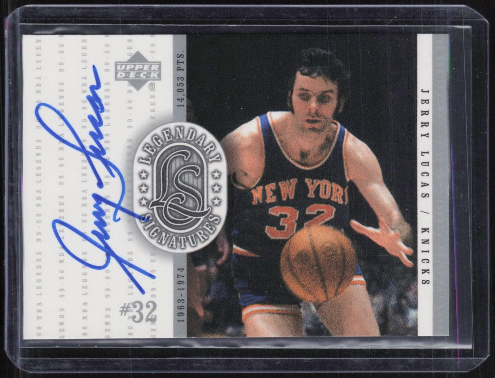 2000 Upper Deck NBA Legends Legendary Signatures Jerry Lucas Auto Autograph