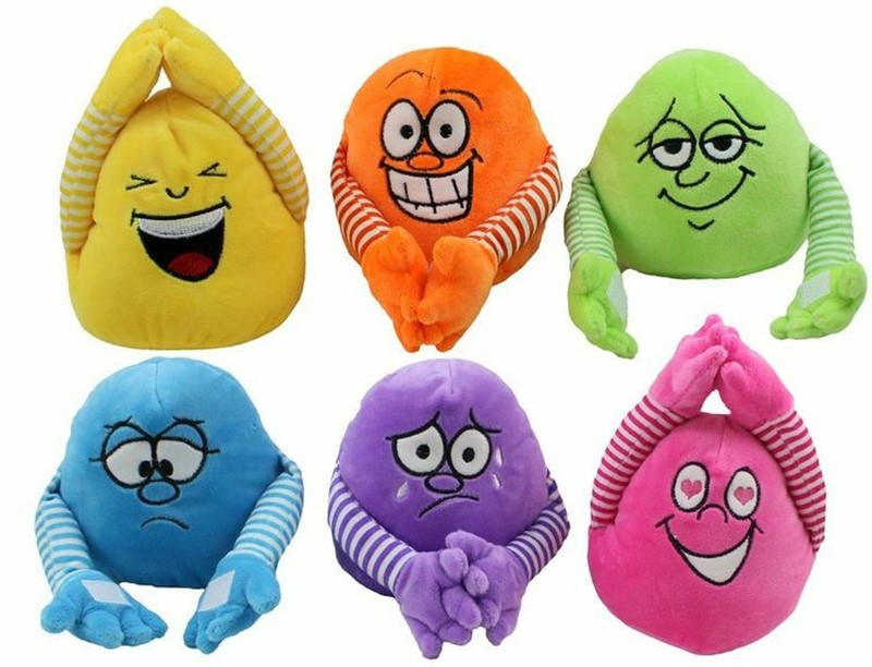 Lachsack Mit Armen Und Klettverschluss PlÃ¼Sch Ca.13cm Lacht Bei ErschÃ¼Tterung Ha