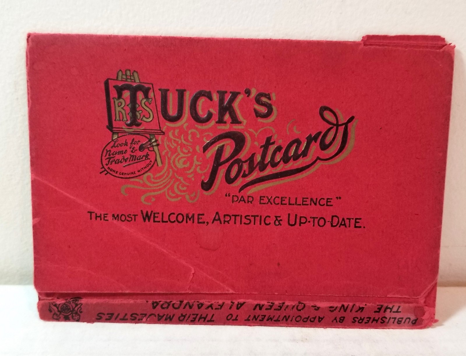 1910 Tuck's Presidents of the United States postcard set (26), envelope, Taft