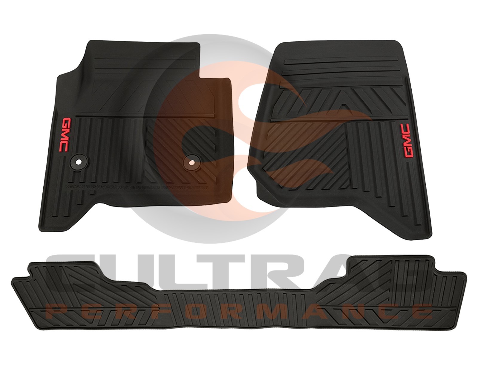 20142019 Gmc Sierra Genuine Gm Front & Rear All Weather Floor Mats
