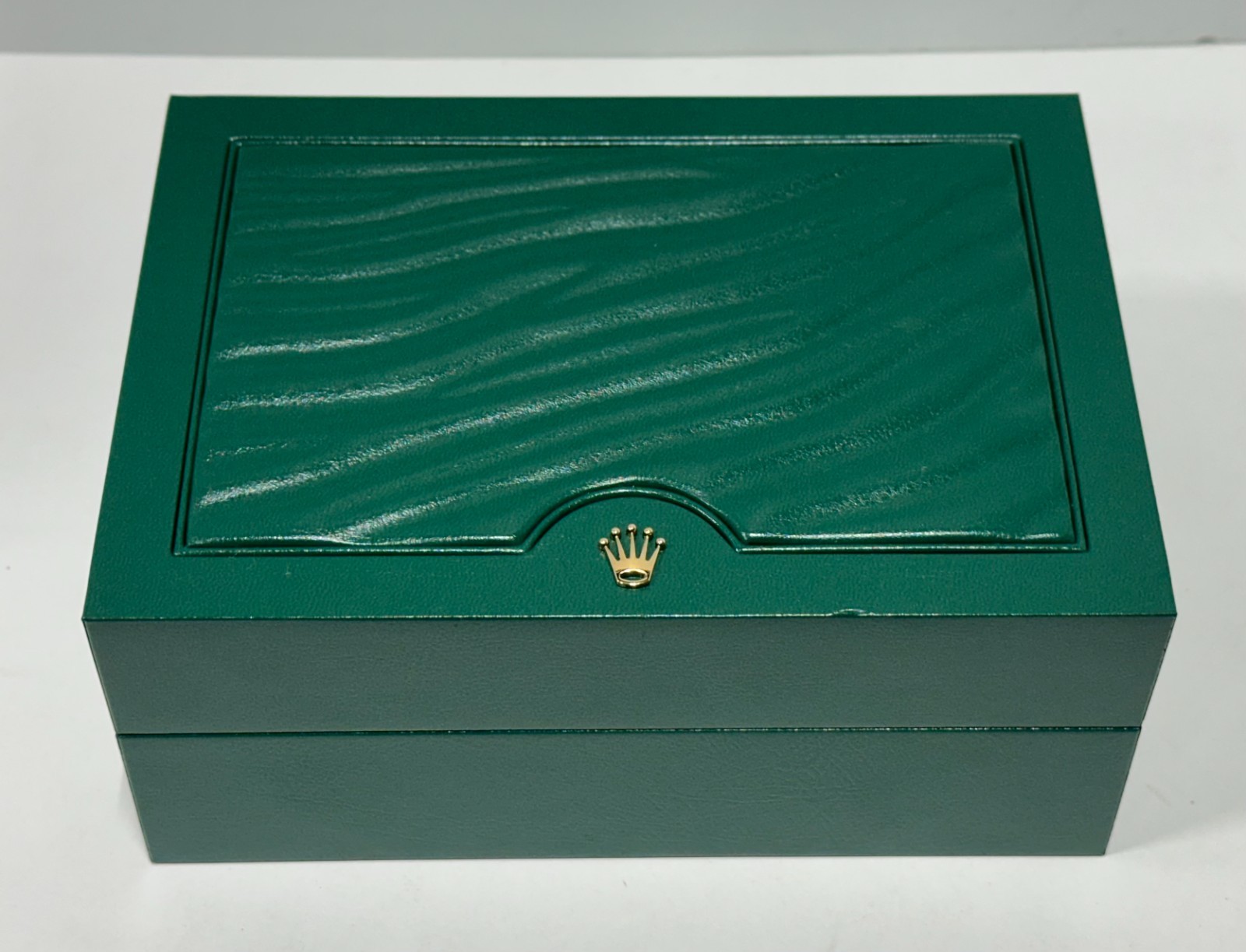 Genuine Vtg ROLEX SA OYSTER M GREEN WAVE Watch Box EMPTY