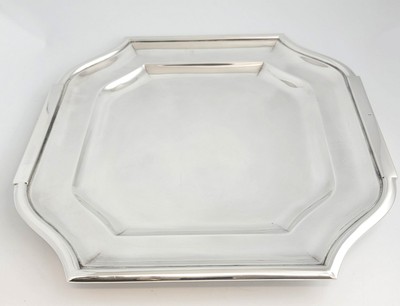 Orfevre Christofle Art Deco Sterling Silver Tray Date Mark 1853-1935 France RARE