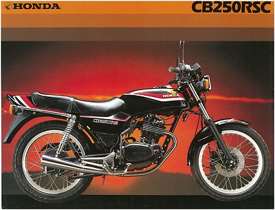 HONDA Brochure CB250 CB250RS 1982 on Sales Catalog REPRO | eBay