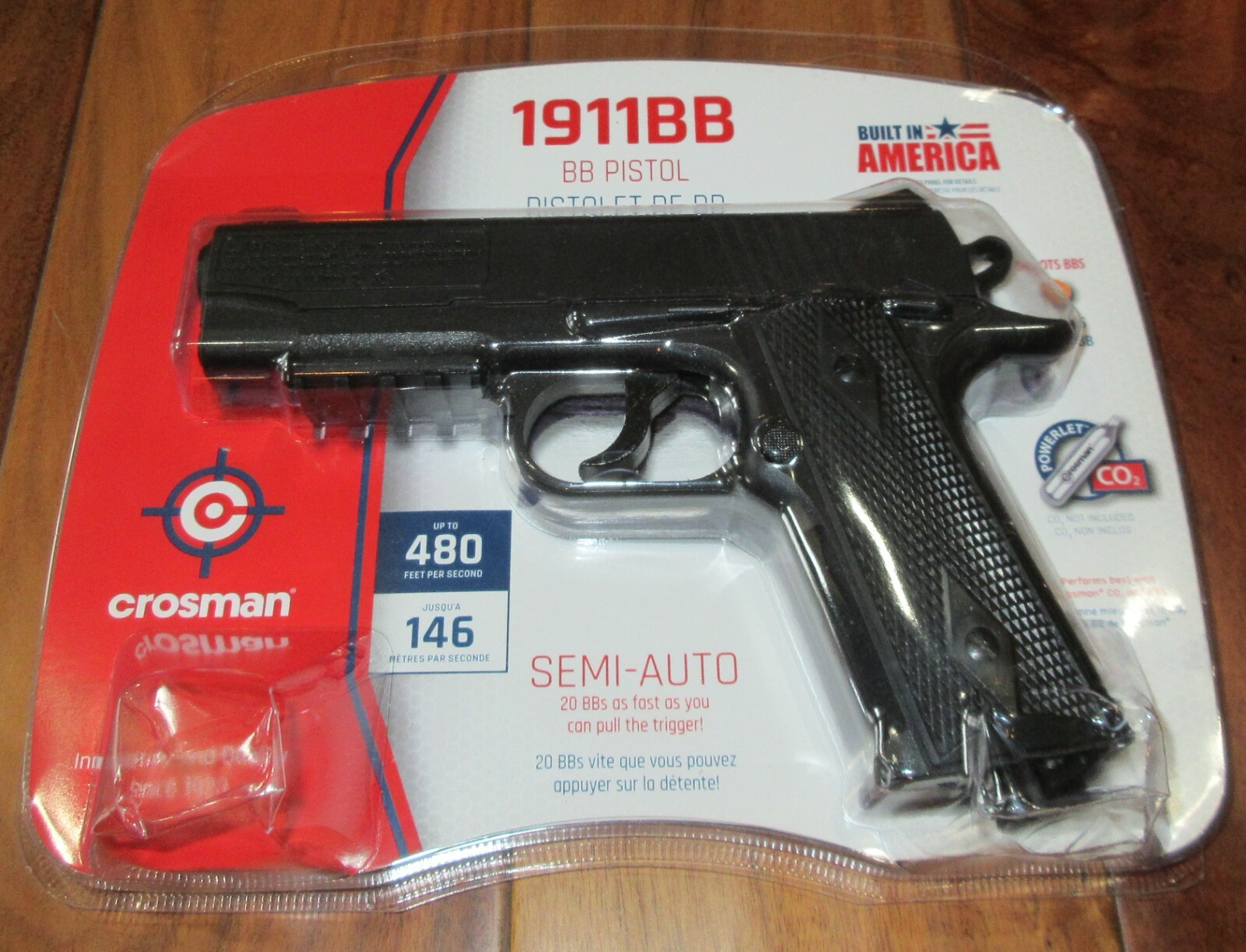Купить Пневматические пистолеты Crosman 1911BB Semi Auto CO2 Air pistol ...