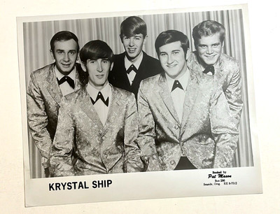 KRYSTAL SHIP Original 1960's 8x10'' Promo Publicity Photo PNW Oregon Garage Band