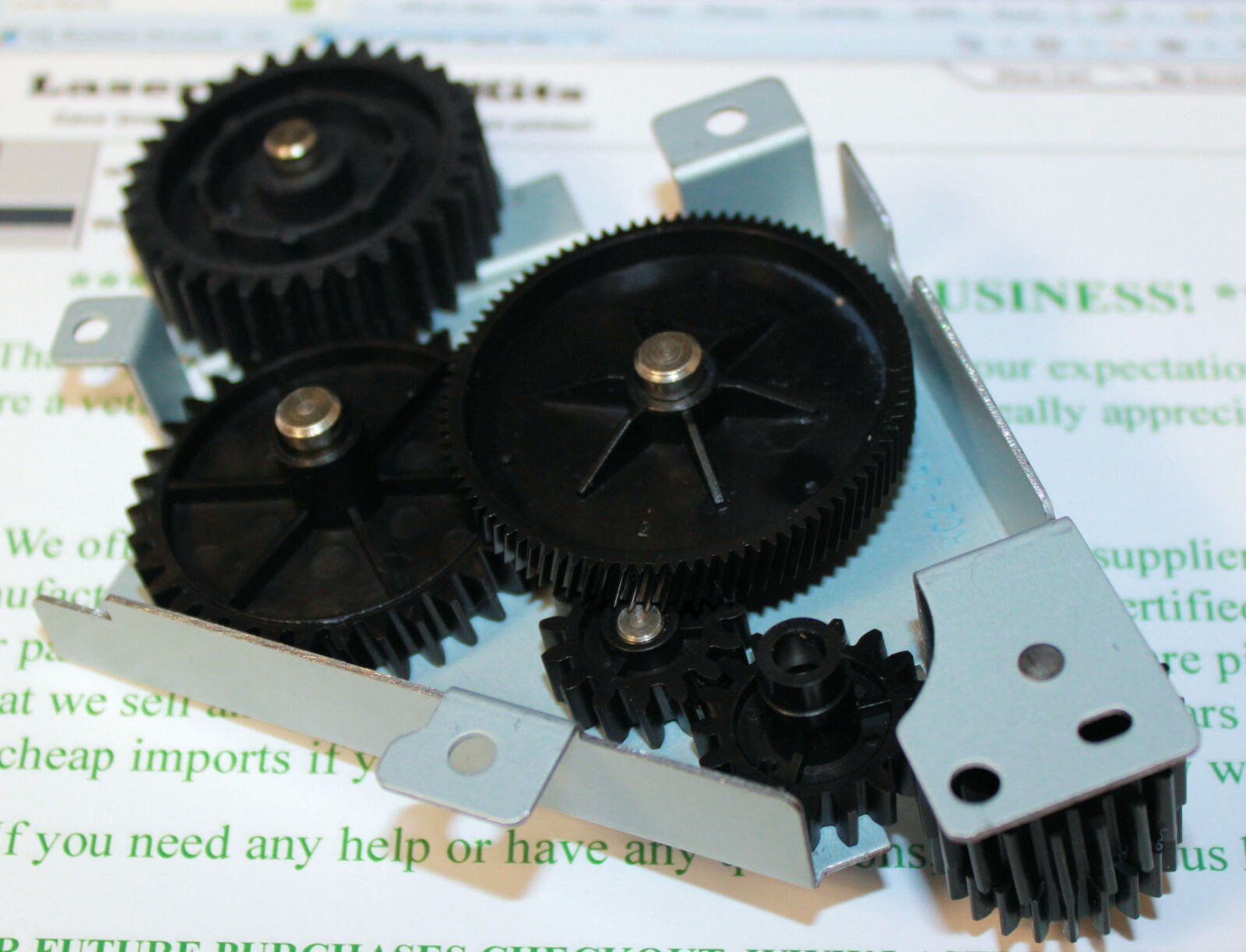 HP LASERJET M600 M601 M602 M603 SIDE PLATE FUSER DRIVE RM2-6321 RC2-2432-M600