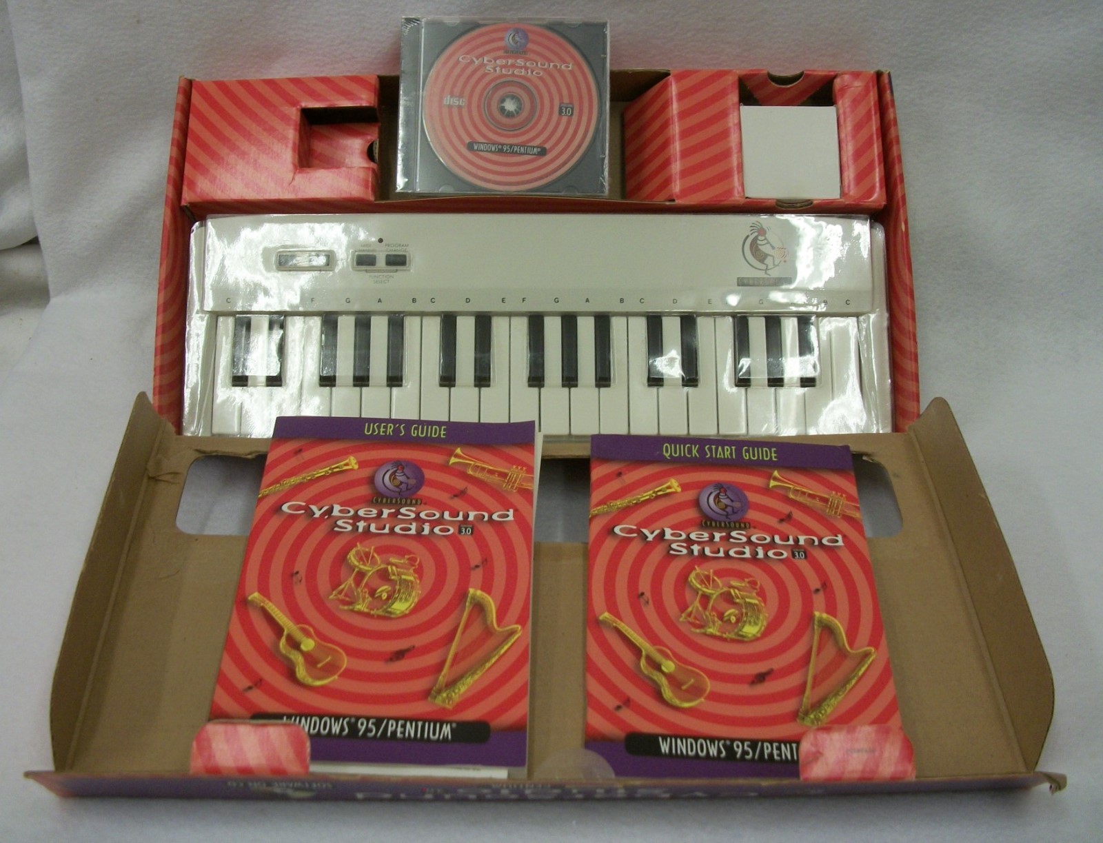 Cybersound Studio Computer MIDI Musical Keyboard Set - UNUSED in Original Box