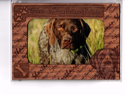 DOG BREEDS & CAT KITTEN PUPPY MAGNETIC WOOD PHOTO FRAME FOR 4'' x 6'' PICTURE NEW