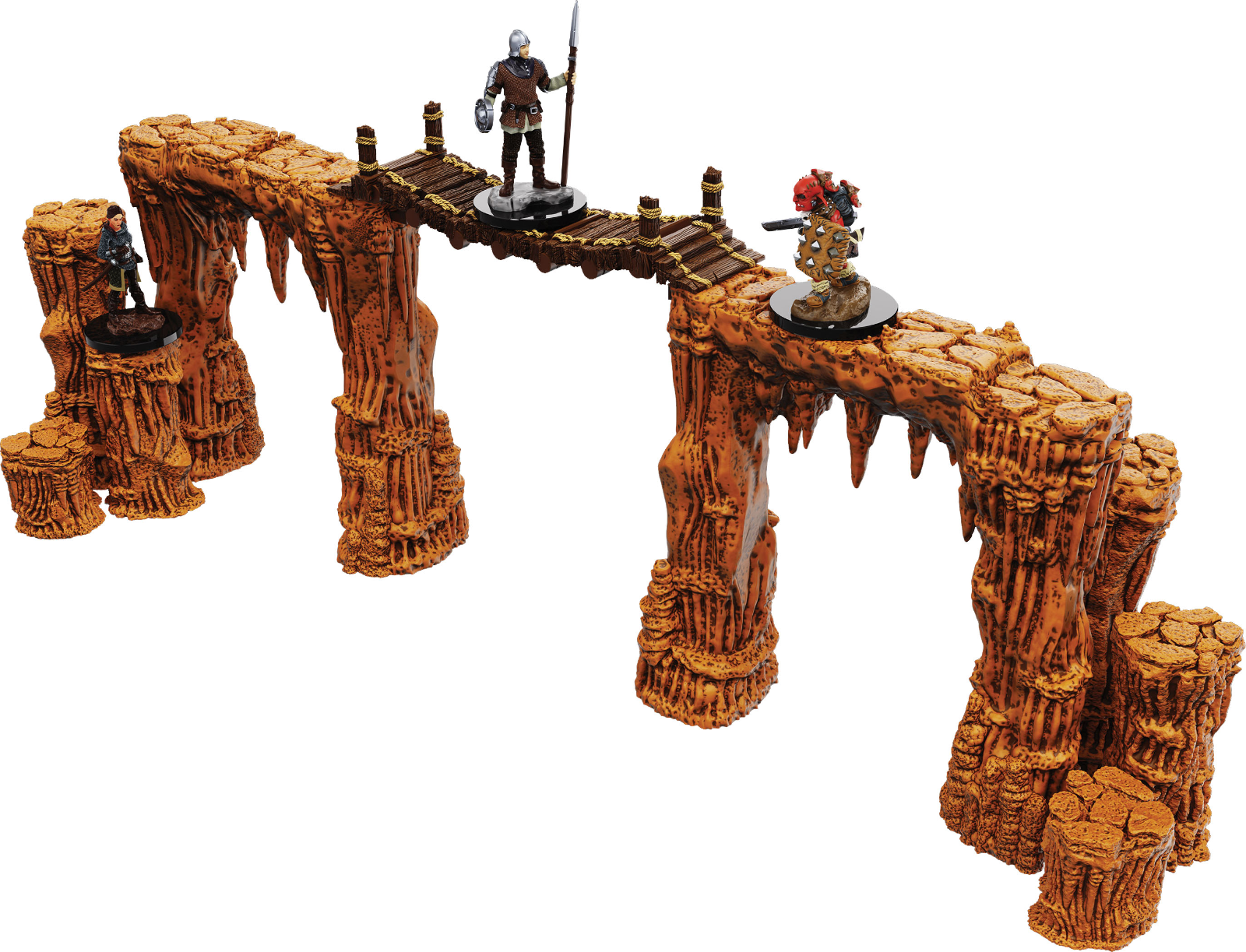 Аксессуар — Dripstone Bridges WarLock Tiles D&D Terrain NEW WZK 16548