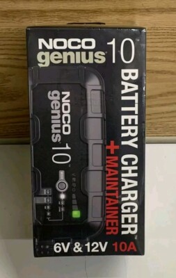 NOCO GENIUS10 6V/12V 10A Smart Battery Charger and Maintainer. O. 0004