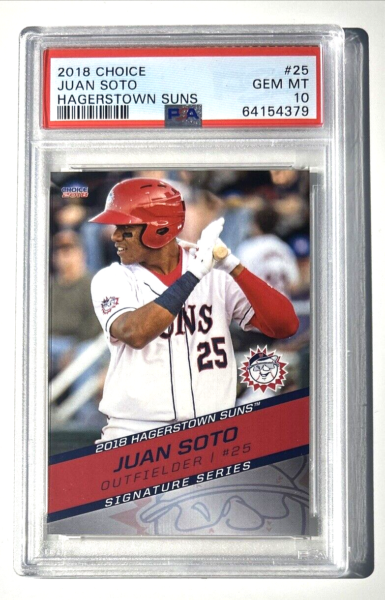 2018 Choice Hagerstown Suns Juan Soto #25 - PSA 10 Gem Mt