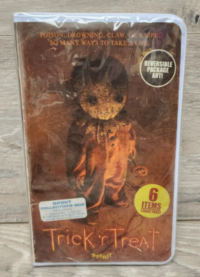Trick R Treat Sam Spirit Halloween Collectors Box VHS Case SHV 2023 Brand New