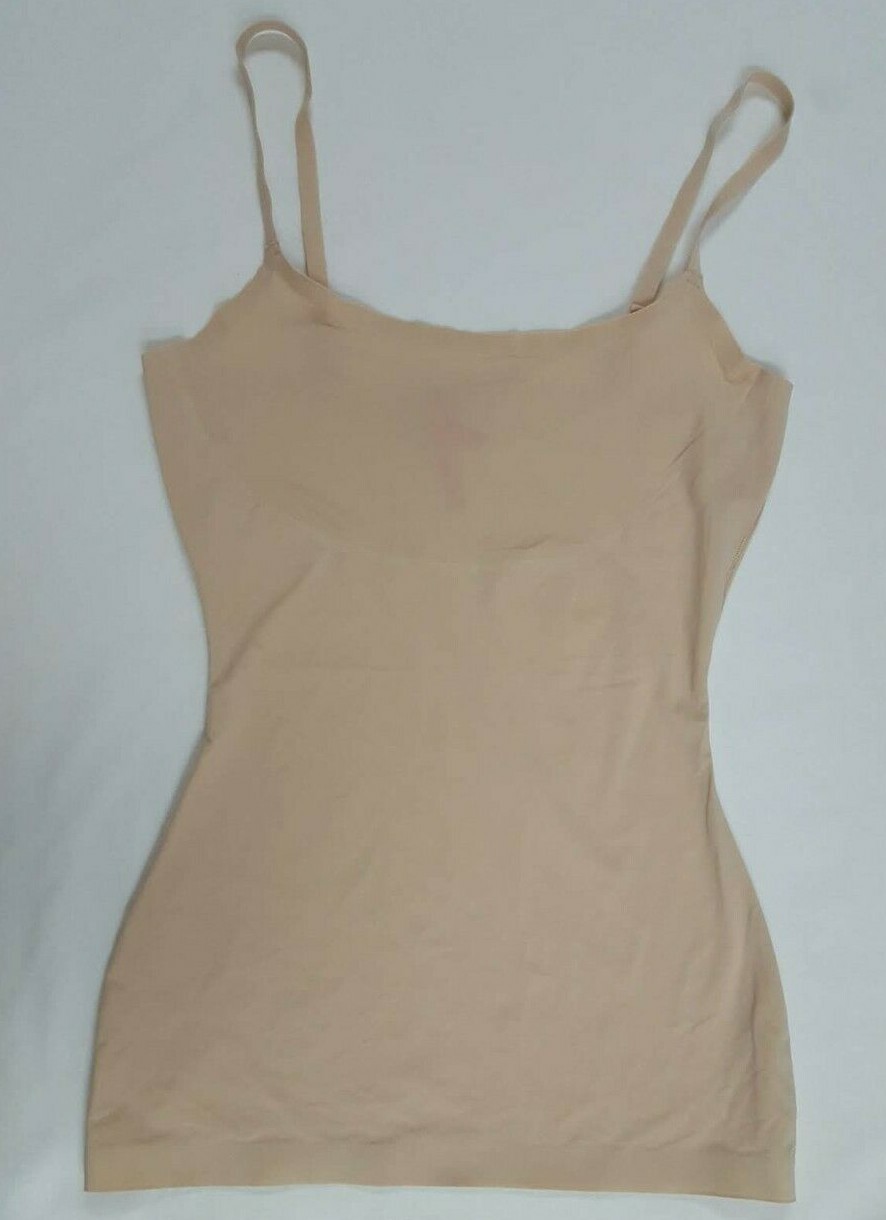 

Бесшовная корректирующая майка Spanx Allaround, телесного цвета, маленькая 10168R, Бежевый