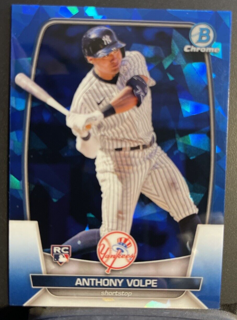 【SAPPHIRE】 ANTHONY VOLPE BOWMAN TOPPS 2023 Bowman Chrome Sapphire Anthony Volpe #11 Aqua Image