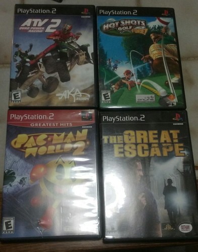 Ps2 Game Lot! Pac-Man World 2, Ghost Rider & More