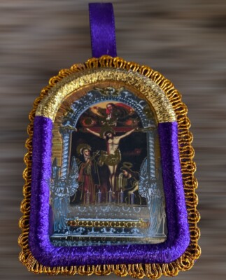 Peruvian Detente Señor de los Milagros One Size single sided lined