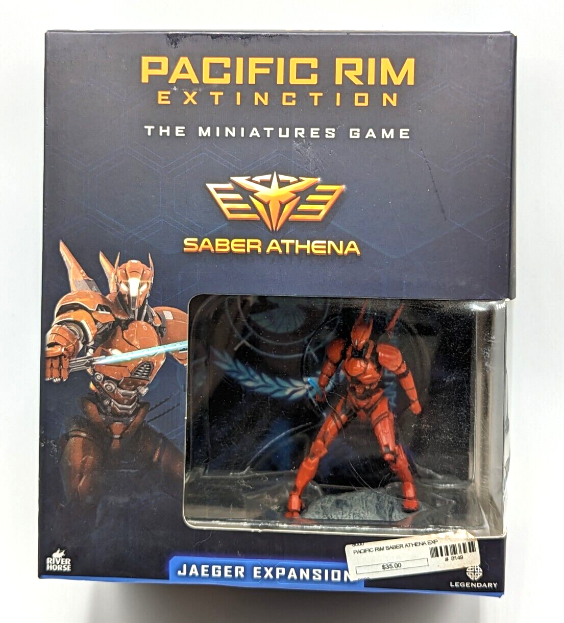 Pacific Rim Extinction Miniature Game-Saber Athena Jaeger Expansion New In Box