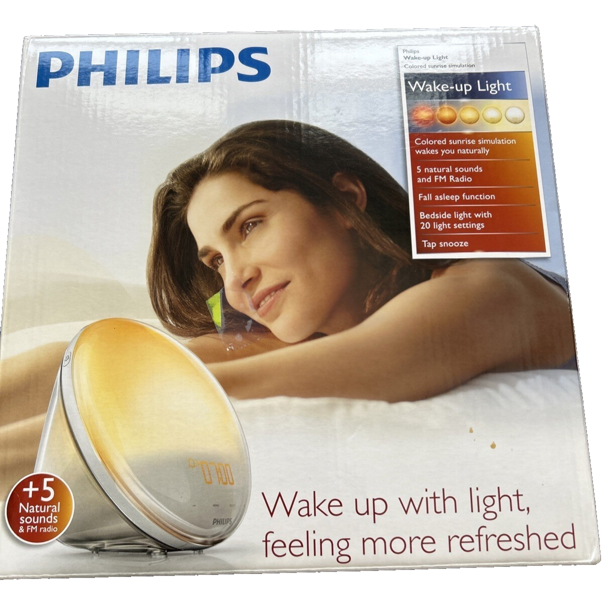 Philips SmartSleep Wake-Up Light HF-3520 Colored Sunrise