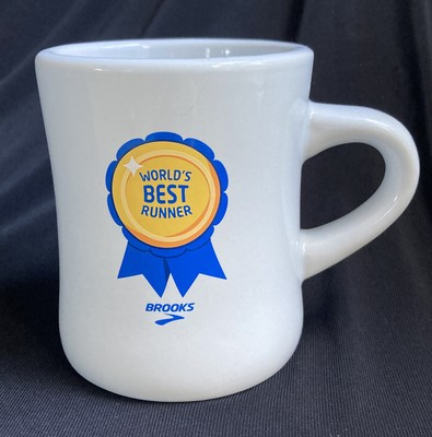 Brooks Worlds Best Runner Blue Ribbon Coffee Mug