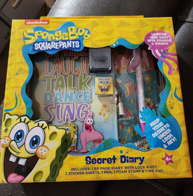 Sponge Bob Squarepants Secret Diary New In Package