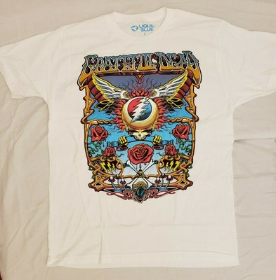 Brand New Liquid Blue Grateful Dead ''Flying Space Your Face'' T-shirt Size XL