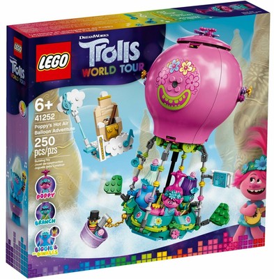 LEGO Trolls World Tour 41252 Poppy''s Hot Air Ballon Adventure 2020 FREE SHIPPING