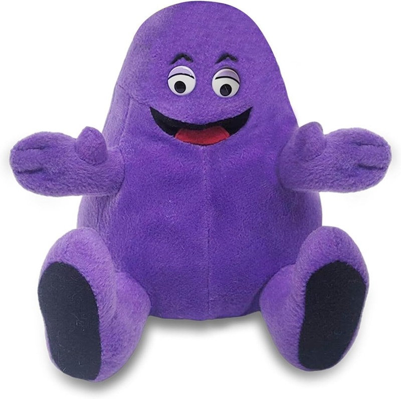 Grimace Plush - 8inch Grimace Plush Plushie Toys for Fans Gift - Cute & Soft A