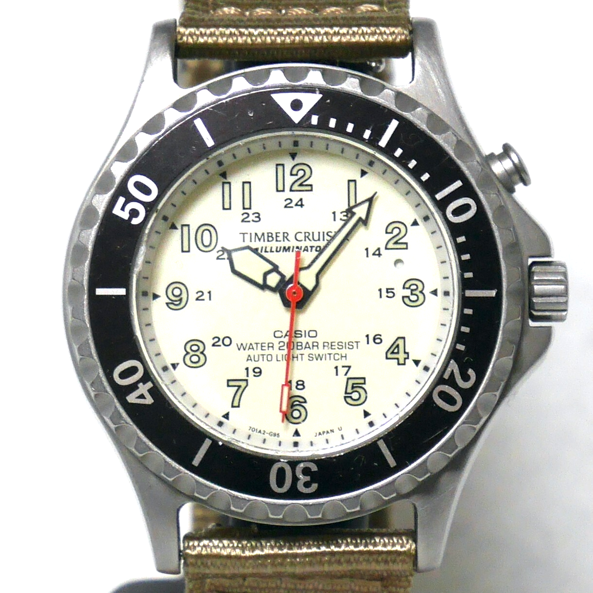 CASIO TIMBER CRUISER Military Field Watch TIC-3 White