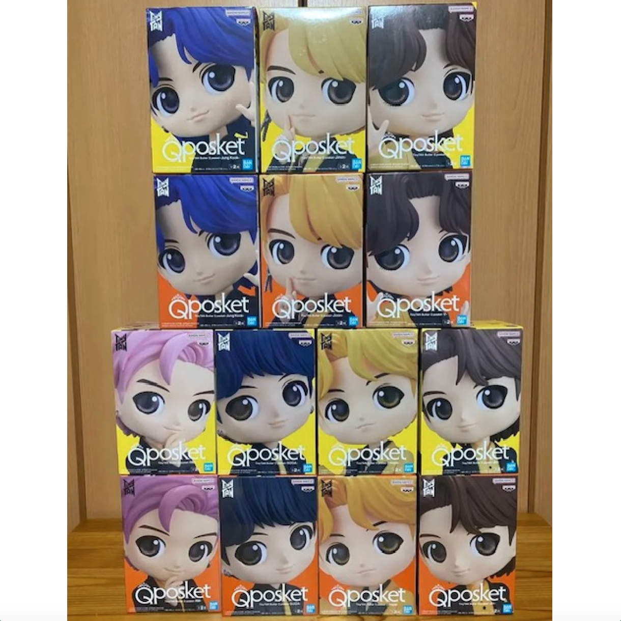 Bandai TinyTAN BTS Butter Q Posket Toy Figure RM JIN SUGA Bandai TinyTAN BTS Butter Q Posket Toy Figure RM JIN SUGA