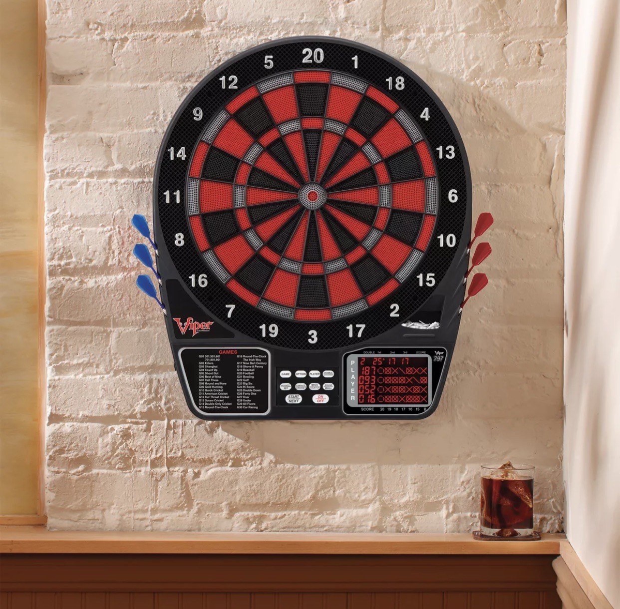 Viper 797 Electronic Soft Tip LCD Dartboard Darts REGULATION TOURNAMENT SIZE Viper 797 Electronic Soft Tip LCD Dartboard Darts REGULATION TOURNAMENT SIZE