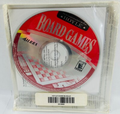 Sierra ~ HOYLE BOARD GAMES CD-ROM ~ Gateway 2000 PC Bundle ~ New Sealed (2001)