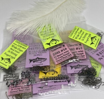 575) piece chironimd fly tying kit (lake flies)