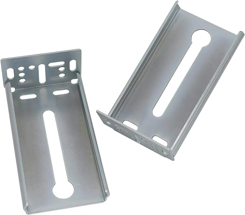 2 Pairs Rear Mounting Brackets for Drawer Slide - B4502 Cabinet Drawer Bracket f