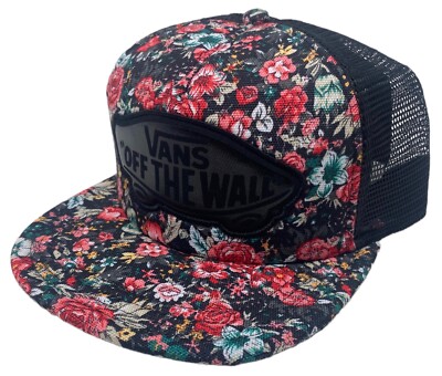 Vans Off The Wall Women's Beach Girl Trucker Hat Cap - Multi