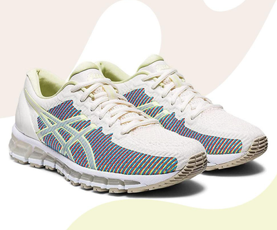 Pre-owned Asics Women's Gel Quantum 360 Cm Shoes Sneakers 1022a121 100 Cream In As Pictured