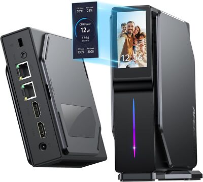 ACEMAGICIAN MINI Gaming PC AMD Ryzen 7 5700U 16GB 512GB 4K UHD Micro Computer 