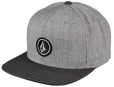 Твиловая кепка Volcom Quarter Snapback — Хизер Черный — Новинка