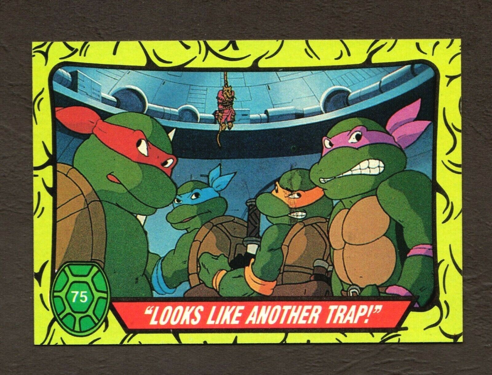 89 TEENAGE MUTANT NINJA TURTLES タートルズカード TMNT (1989) TOPPS Card: #27 Ready For Action - Teenage