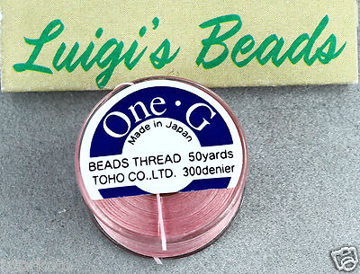 One-G Beading Nylon Thread Pink by Toho