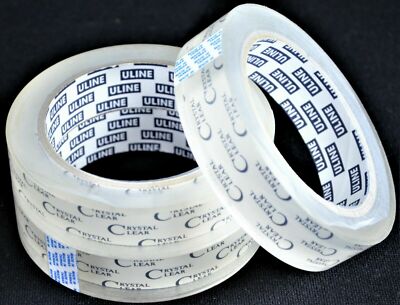 (1) Roll ULINE S-2306 1'' X 72 Yds 2.2 Mil Crystal Clear Tape ~FREE SHIPPING~