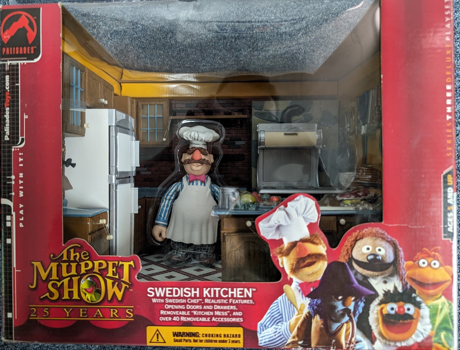 【未開封】Disney Muppets スウェディッシュシェフ プレイセット Palisades Muppets Swedish Kitchen Playset w/ Swedish Chef | eBay