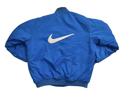 Vintage Nike Reversible Puffer Jacket Men's Medium Blue Big
